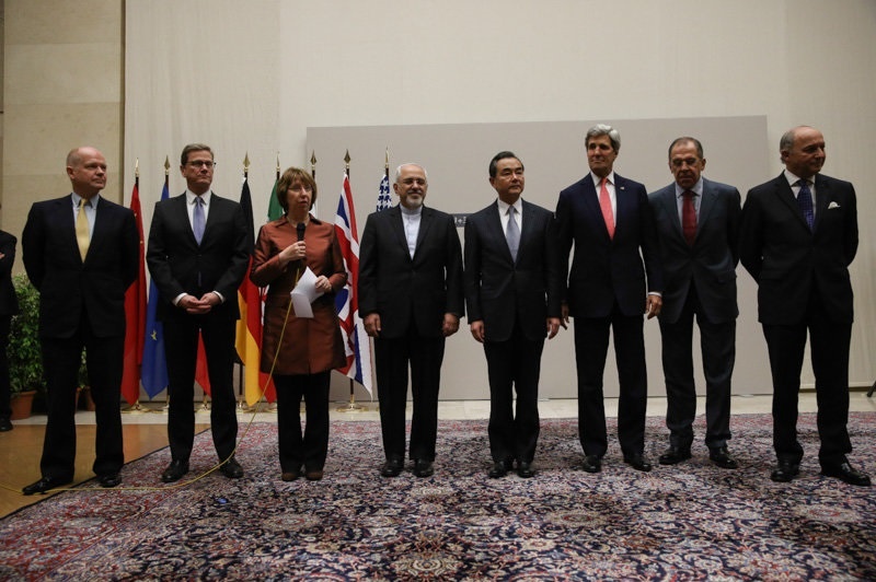 عکس یادگاری پس از توافق ایران و 1+5