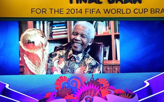 یادبود ماندلا در مراسم جام جهانی