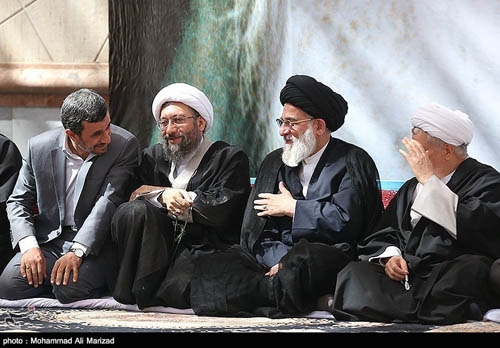 خوش و بش احمدی نژاد و سید حسن خمینی و هاشمی