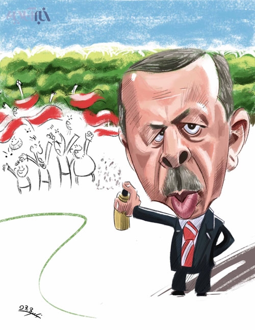 اعتراض به اردوغان