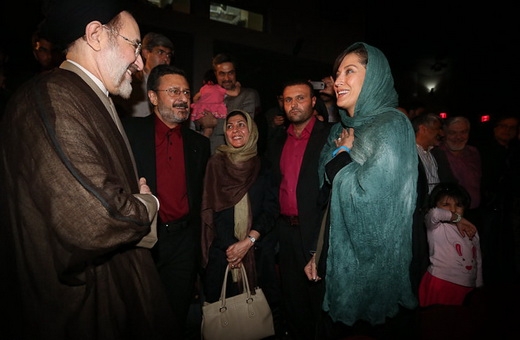 سید محمد خاتمی و مهتاب کرامتی