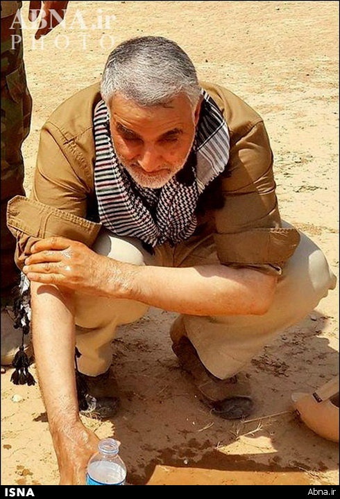 آخرین تصاویر ژنرال سلیمانی در استان دیاله عراق