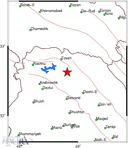 زلزله 4.6 ریشتری در سالند استان خوزستان