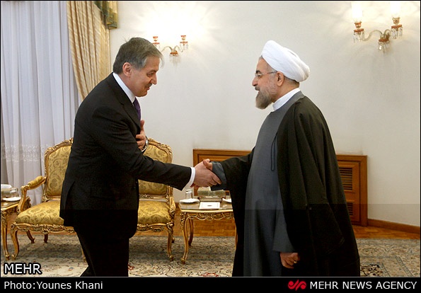 دیدار روحانی با وزیر خارجه تاجیکستان