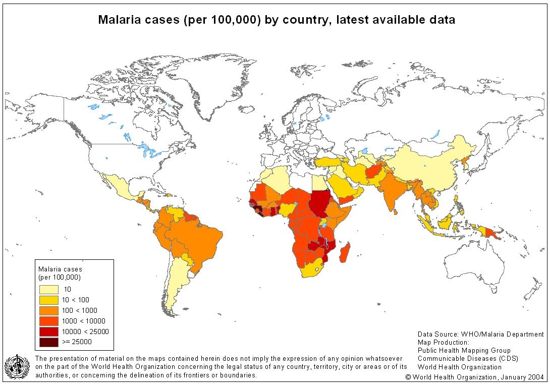 وضعیت مالاریا در ایران و جهان