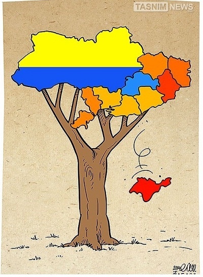 کاریکاتور/ خزان اوکراین!