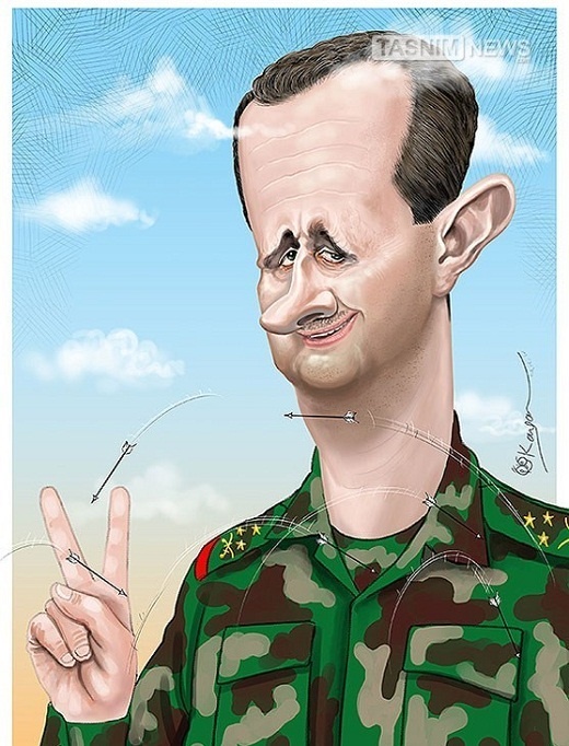 کاریکاتور/ بشار اسد!