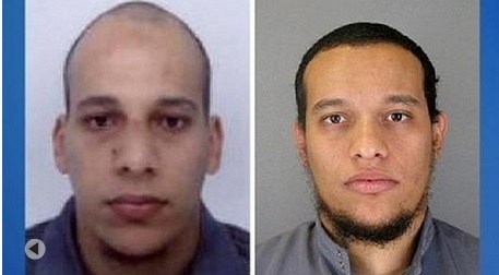 تصویر دو مظنون حمله دیروز پاریس منتشر شد