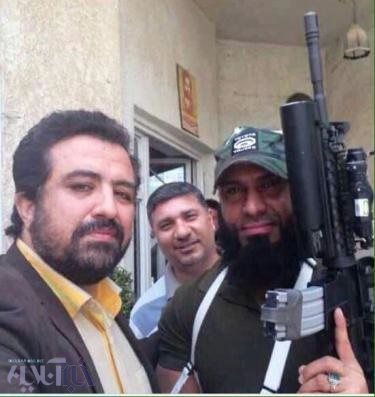 سلفی خبرنگار صداو‌سیما با ابوعزرائیل داعشی‌ها