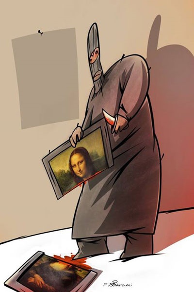 کاریکاتور/ فرهنگ داعشی‌ها!