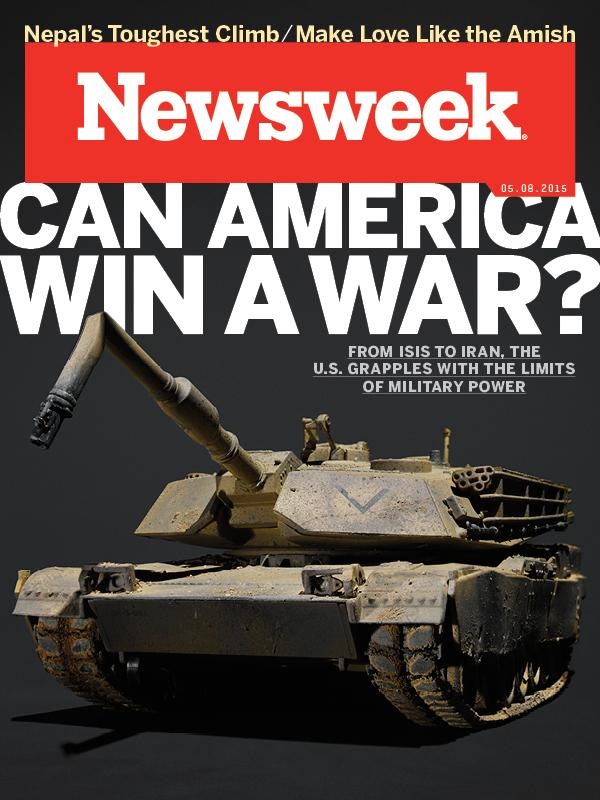 روی جلد هفته نامه الکترونیکی نیوزویک/ آیا آمریکا می تواند برنده جنگ باشد؟
