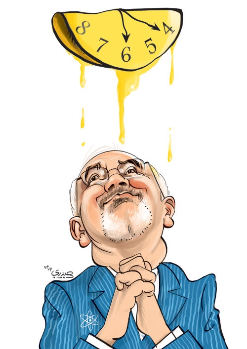 مذاکرات هسته ای ایران با 5 بعلاوه 1,محمدجواد ظریف,کاریکاتور