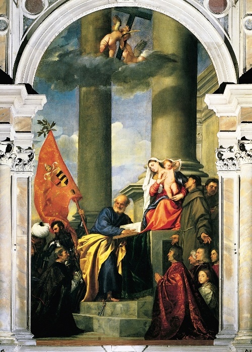 مریم مقدس و اعضای خانواده پزارو