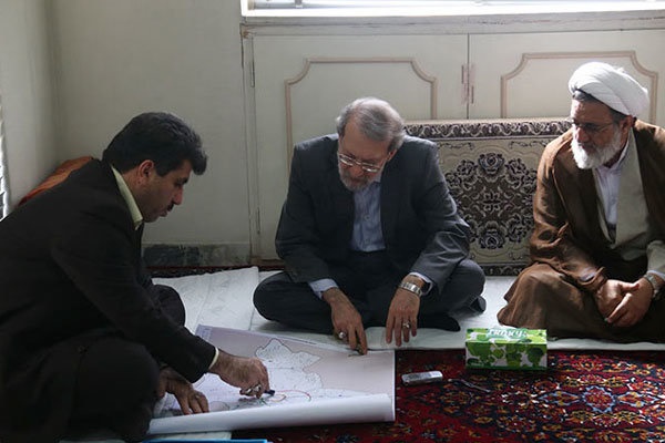 دیدار بهشتی مدیر کل راه و شهرسازی استان قم با دکتر علی لاریجانی