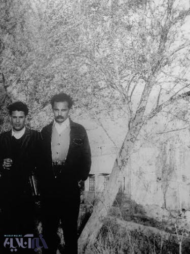 سیزده‌به‌در احمد شاملو و هوشنگ ابتهاج در کرج / عکس 63 سال پیش دو شاعر