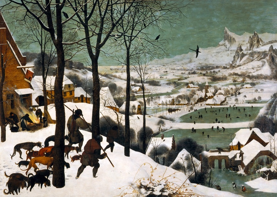 شکارچیان در برف - پیتر بروگل