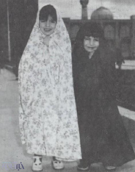 لیلی رشیدی و لیلا حاتمی در کودکی