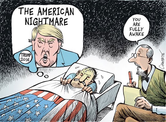 کاریکاتور/ کابوس آمریکایی!