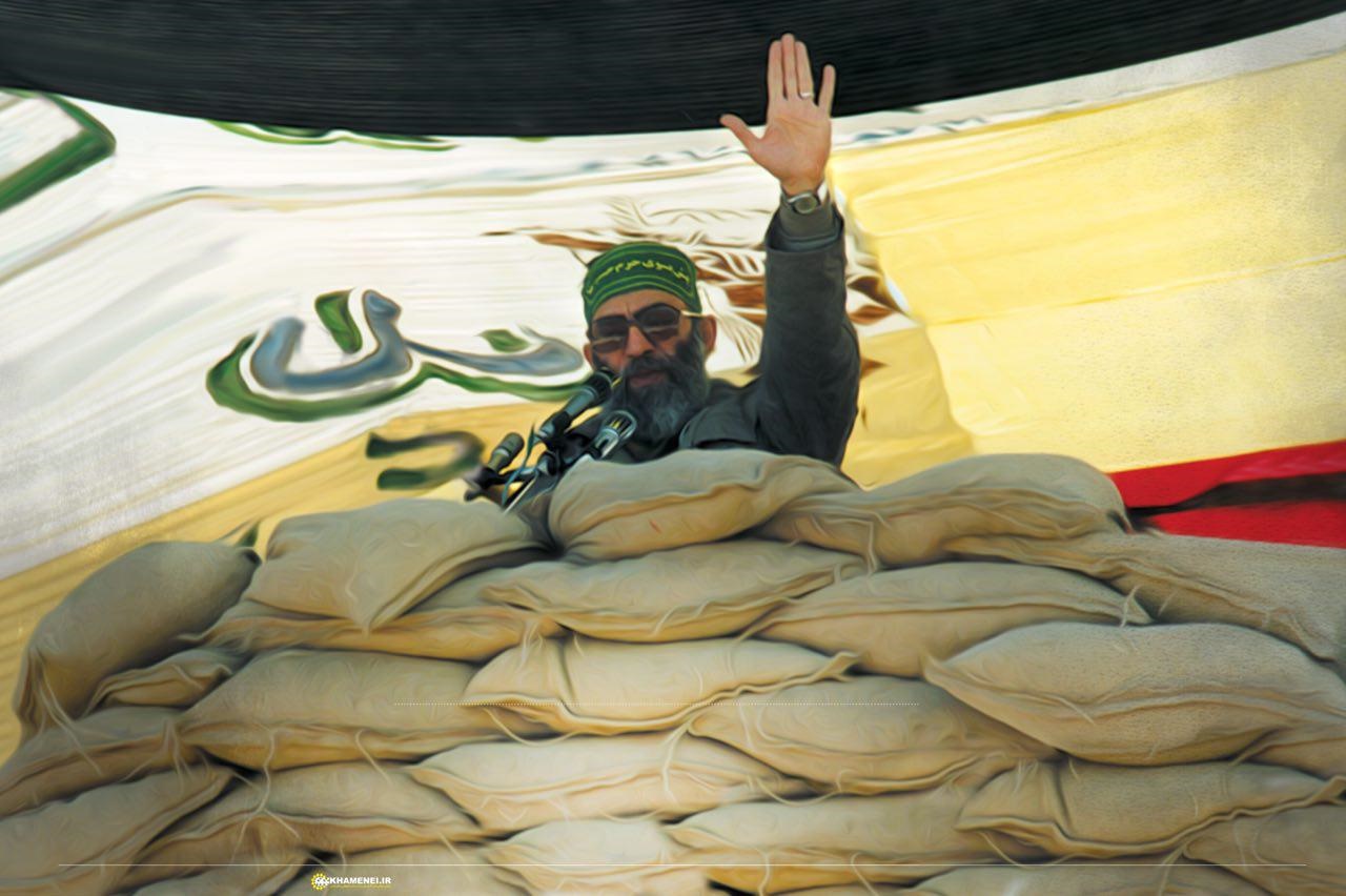 عکس| رهبر انقلاب با پیشانی‌بند «پیش به سوی حرم حسین علیه‌السلام»