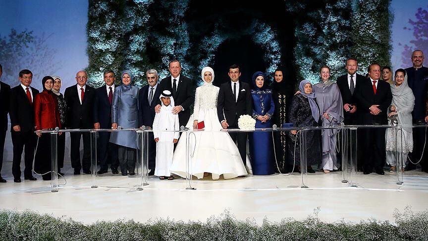 عروسی دختر اردوغان را ببینید/ شخصی که در این مراسم مورد توجه رسانه ها قرار گرفت