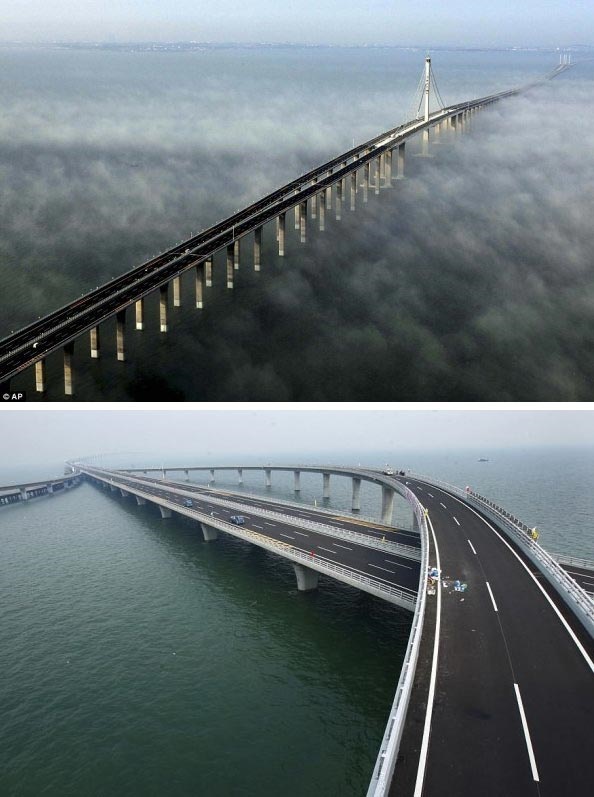 طولانی ترین پل دریایی جهان 