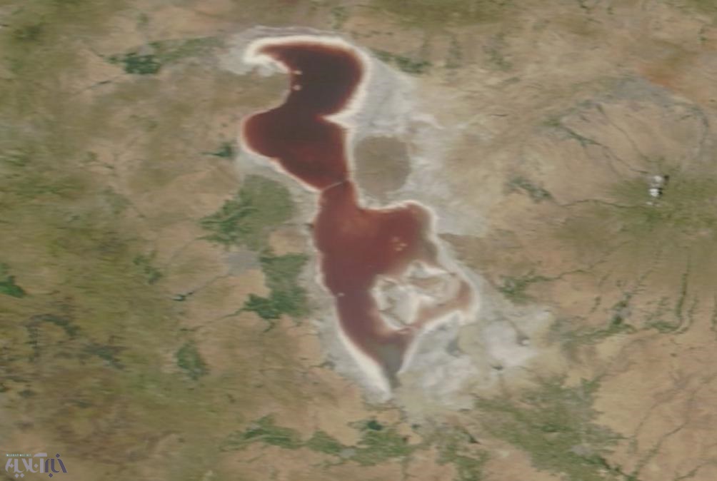 عکس های ناسا از دریاچه ارومیه