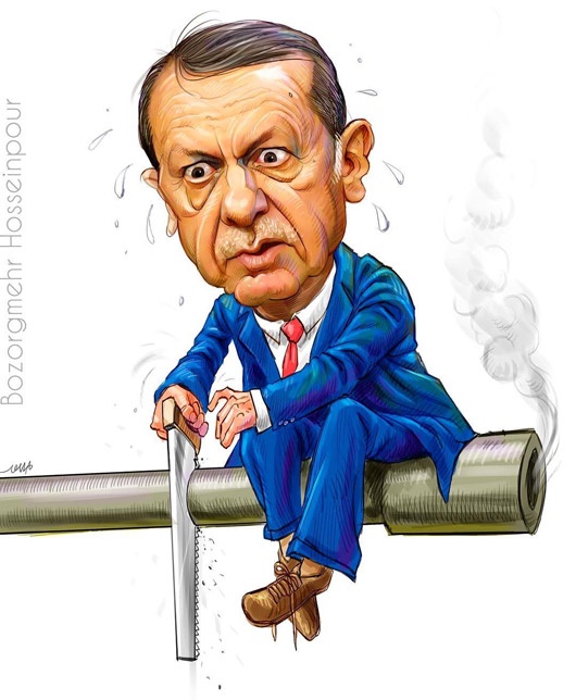 کاریکاتور/ اردوغان اره میکند!