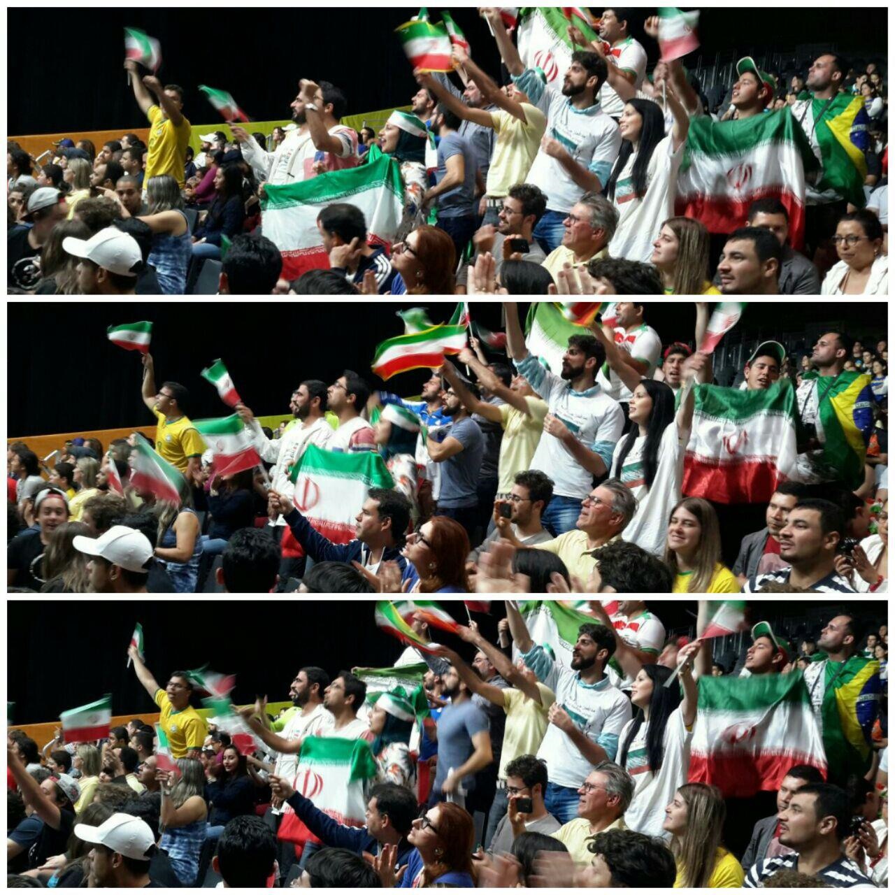 خوشحالی تماشاگران ایرانی