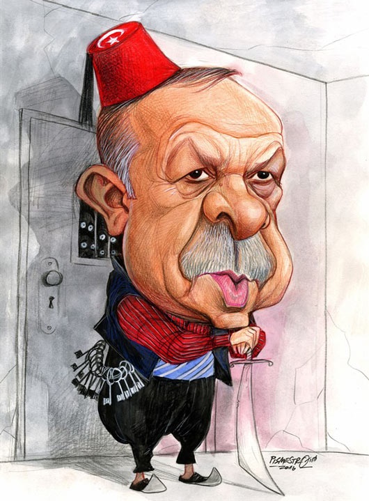 کاریکاتور | جدیدترین ژست اردوغان!
