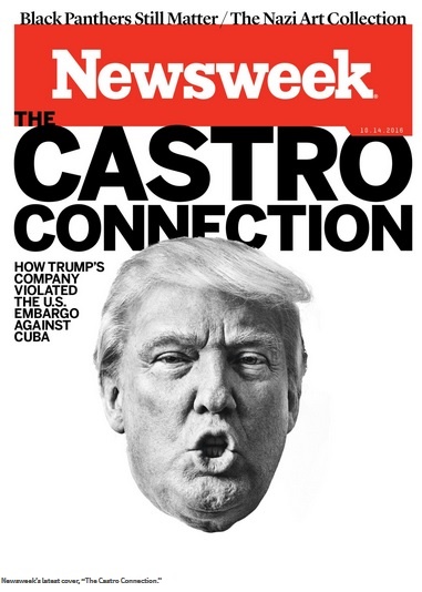 عکس| جلد ویژه نیوزویک برای ترامپ!| ارتباطِ کاسترویی