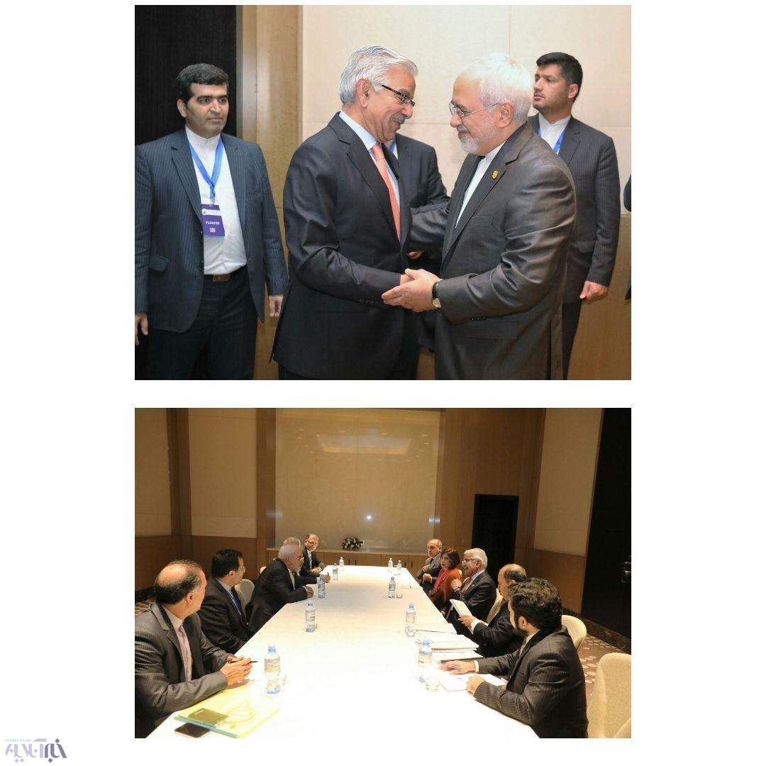 دیدار وزرای خارجه ایران و پاکستان/ عکس