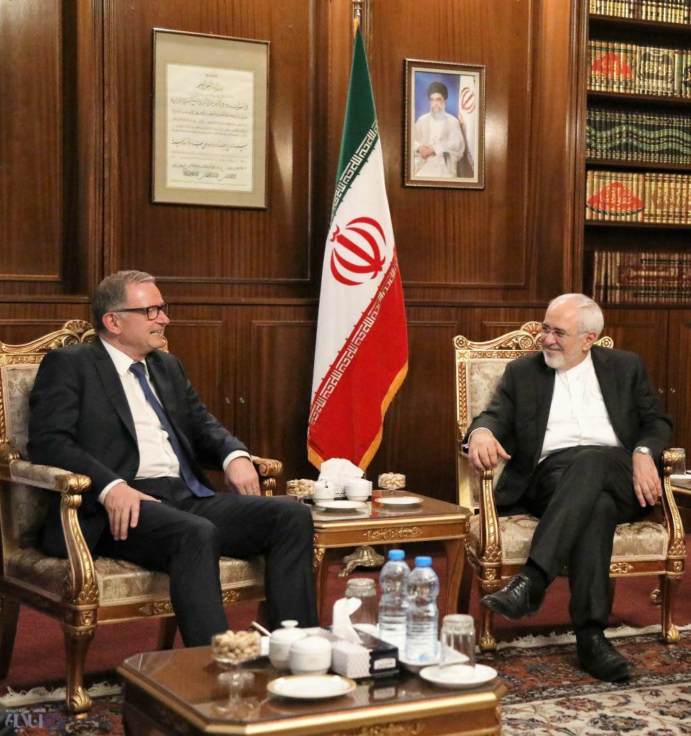 عکس | نائب رئیس پارلمان اتریش با ظریف دیدار کرد