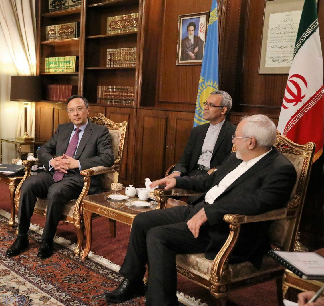عکس | دیدار وزرای خارجه ایران و قزاقستان
