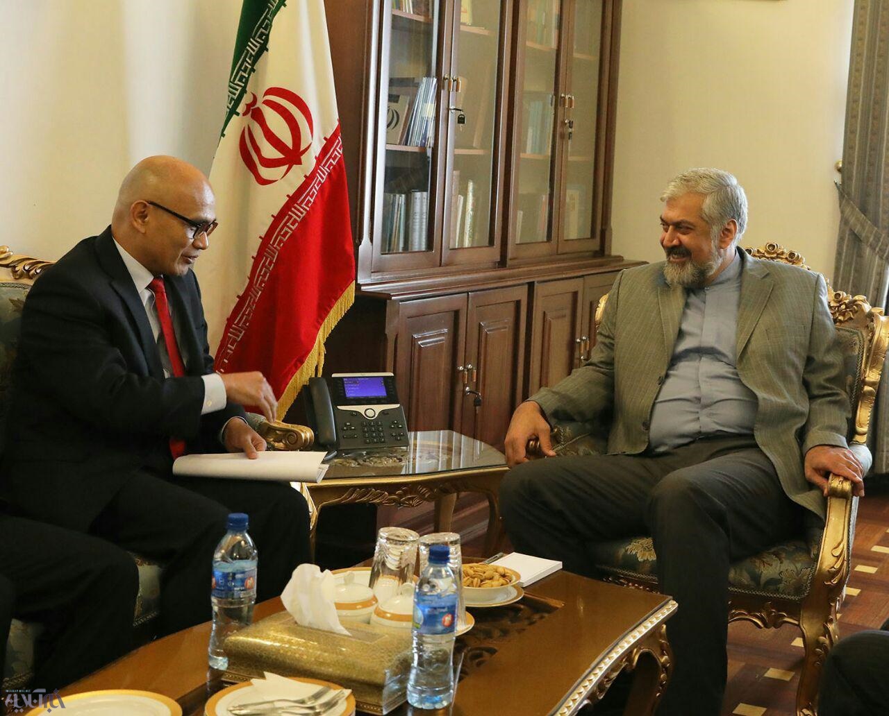 عکس | دیدار سرمدی با رئیس کمیته مشورت سیاسی ایران و اندونزی