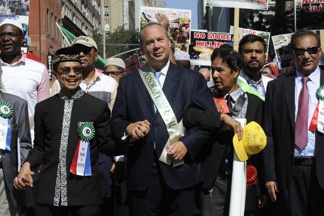 رژه اتحاد مسلمانان و یهودیان در نیویورک