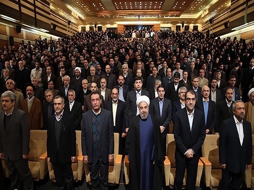 حاشیه‌های تصویری سخنرانی رئیس جمهور در دانشگاه شهید بهشتی