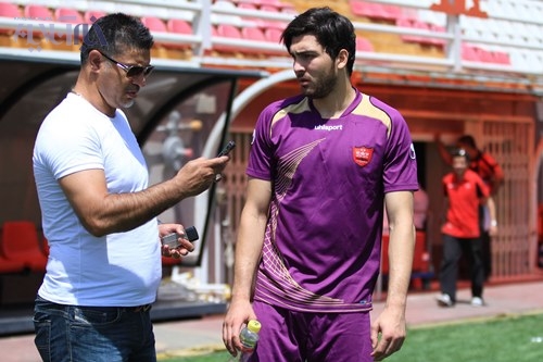 Ali Daei and Alireza Haghighi