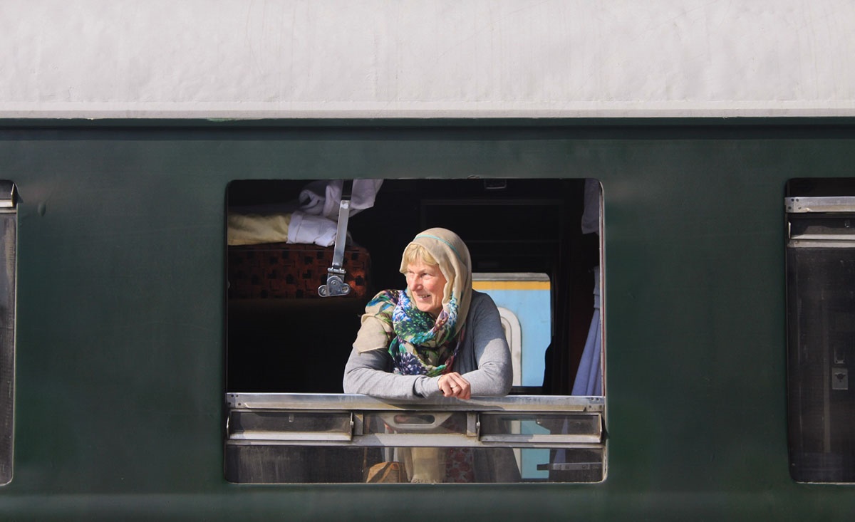 گردشگران اروپایی که با قطار به ایران آمدند