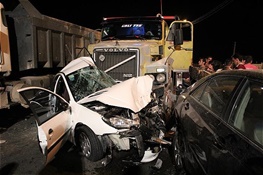 پژو با ماشین پلیس تصادف کرد، یک نفر کشته و ۵ نفر مصدوم شدند/ ۴ کشته و ۱۹ مجروح در ۶ تصادف