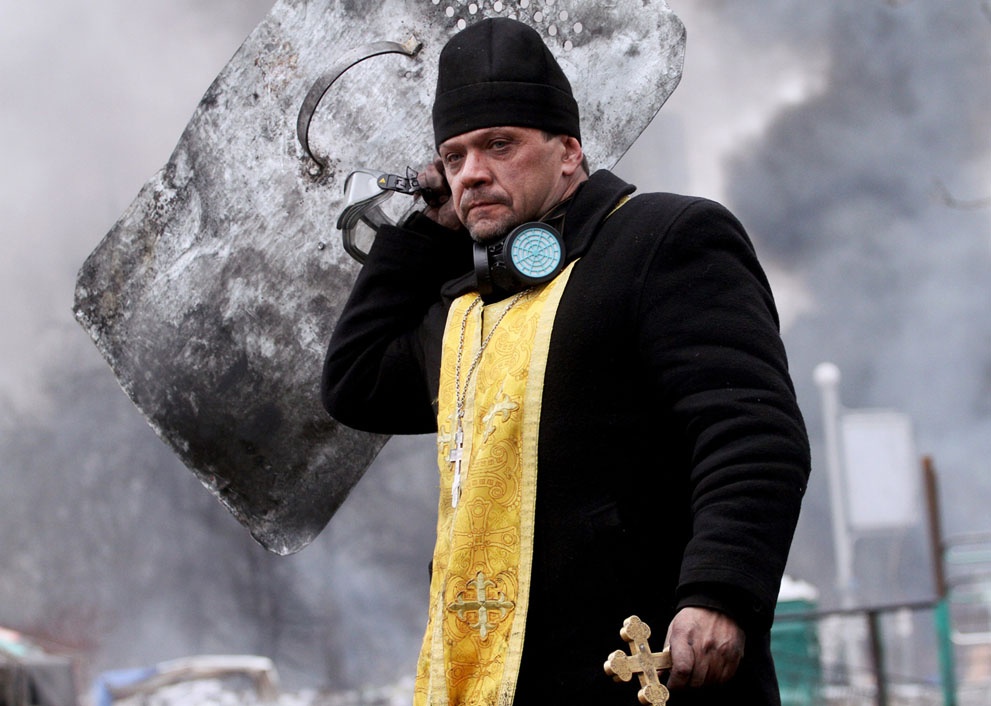 تصاویر تامل برانگیز مجله آتلانتیک از روزهای نارنجی اوکراین
