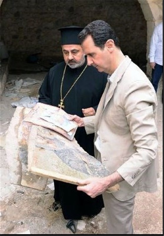 بشار اسد به معلولا رفت