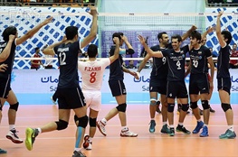 نتیجه همزمان از مسابقه والیبال ایران - بلژیک / پیروزی ایران در ست اول