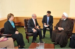 روحانی در دیدار با رییس شورای اروپایی: هیچ توافقی نباید پایه‌گذار تبعیض باشد