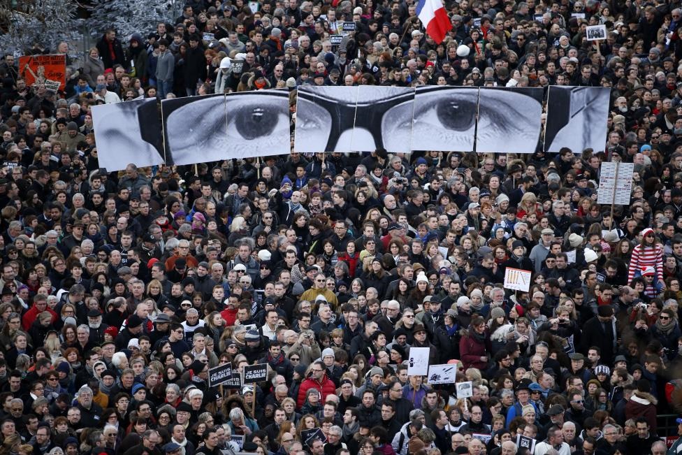 راهپیمایی فرانسه در قاب تصویر