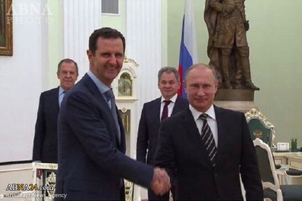 تصاویری از دیدار بشار اسد و پوتین