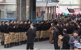 سیاه پوشی کلیه یگان های ارتش در عزای امام حسین