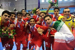 پیروزی فوتسال ایران مقابل قهرمان اروپا