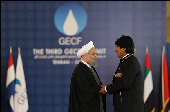 روحانی اینگونه از همتایانش در اجلاس سران مجمع کشورهای صادرکننده گاز استقبال کرد