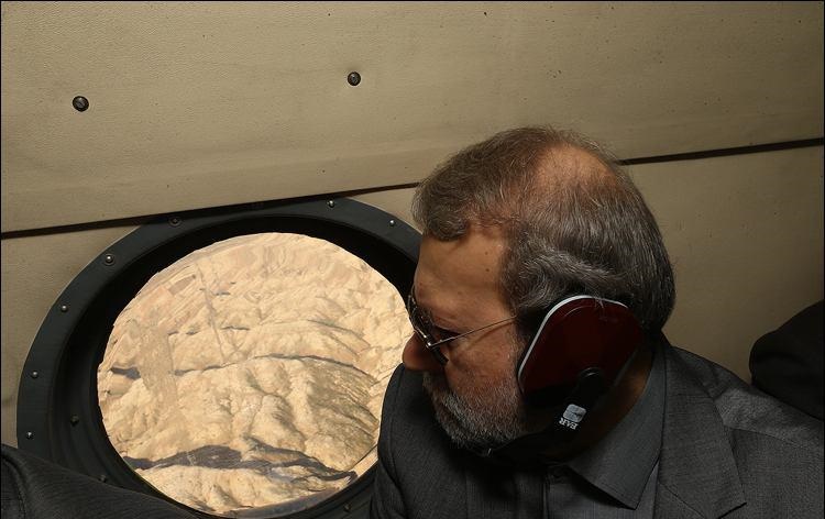 رئیس مجلس را در مرزهای هوایی مهران ببینید