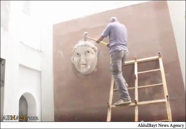 فاجعه فرهنگی داعش در موزه موصل را ببینید